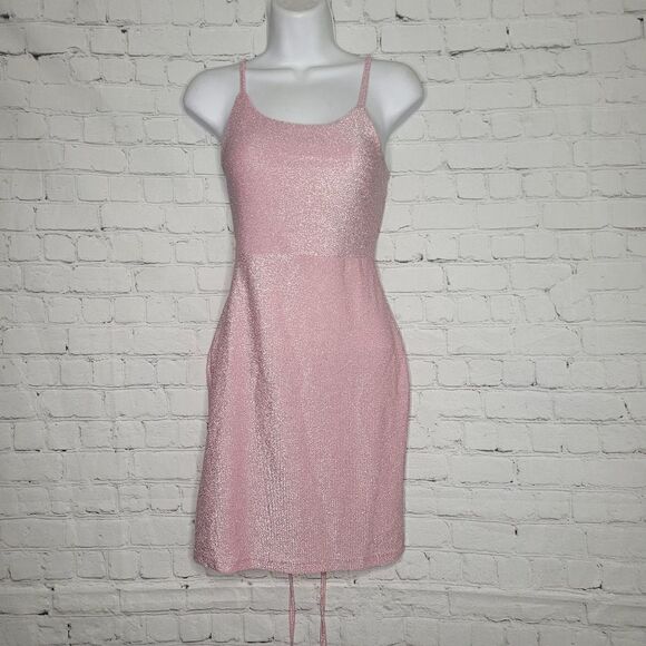 Women's Bodycon Shimmer Sleeveless Dress Small - Picture 1 of 5